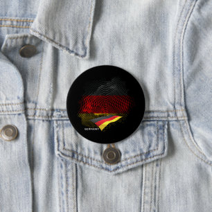Badge Rond 7,6 Cm Drapeau de l'Allemagne