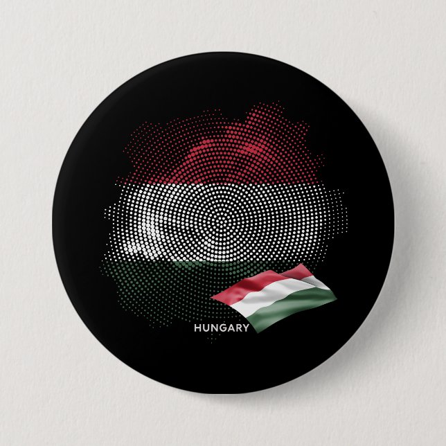 Badge Rond 7,6 Cm Drapeau de l'Argentine (Devant)