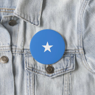 Badge Rond 7,6 Cm Drapeau de Somalie