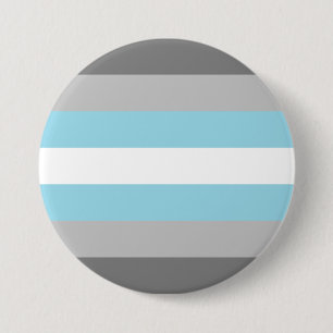 Badge Rond 7,6 Cm Drapeau Demiboy Pride