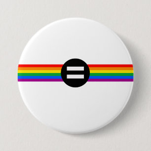 Badge Rond 7,6 Cm Drapeau des droits des homosexuels