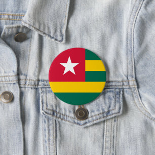Badge Rond 7,6 Cm drapeau du Togo