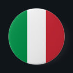 Badge Rond 7,6 Cm Drapeau Italie<br><div class="desc">Drapeau Italie</div>