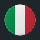 Badge Rond 7,6 Cm Drapeau Italie<br><div class="desc">Drapeau Italie</div>