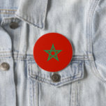 Badge Rond 7,6 Cm drapeau marocain<br><div class="desc">Un cadeau idéal pour tous ceux qui sont patriotes de leur pays !</div>