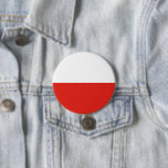 Badge Rond 7,6 Cm Drapeau polonais<br><div class="desc">Un cadeau idéal pour tous ceux qui sont patriotes de leur pays !</div>