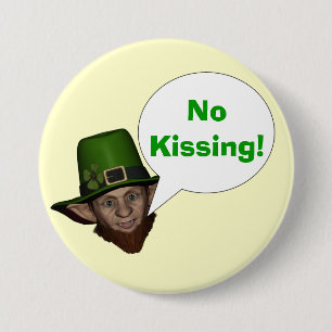 Badge Rond 7,6 Cm Drôle leprechaun irlandais