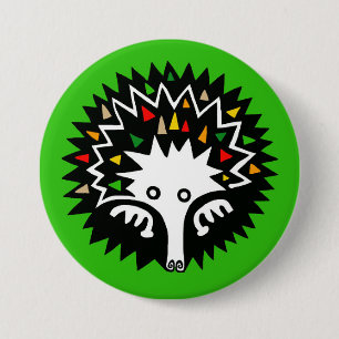 Badge Rond 7,6 Cm Echidna Button