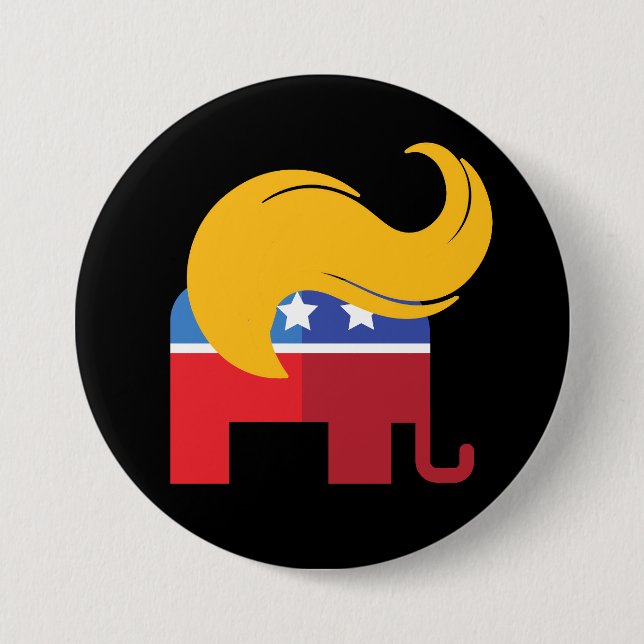 Badge Rond 7,6 Cm Élection présidentielle de Trump en 2024 (Devant)