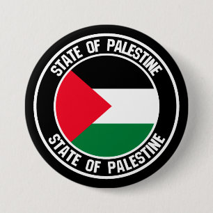 Badge Rond 7,6 Cm Emblème du cycle palestinien
