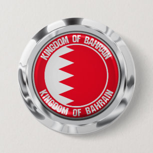 Badge Rond 7,6 Cm Emblème du tour de Bahreïn