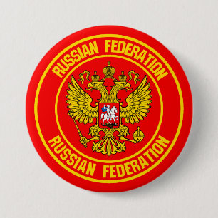 Badge Rond 7,6 Cm Emblème du tour de la Russie