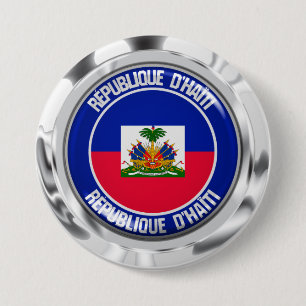 Badge Rond 7,6 Cm Emblème du tour d'Haïti