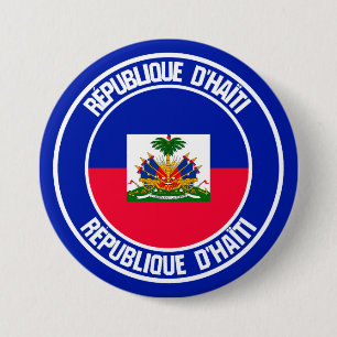 Badge Rond 7,6 Cm Emblème du tour d'Haïti