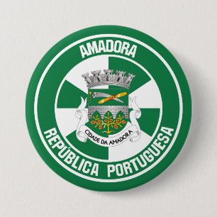 Badge Rond 7,6 Cm Emblème rond Amadora