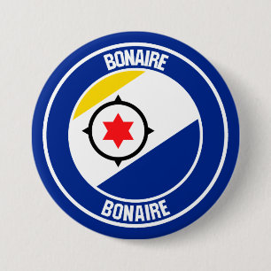 Badge Rond 7,6 Cm Emblème rond Bonaire