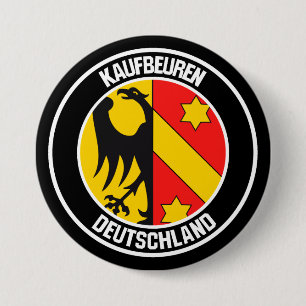Badge Rond 7,6 Cm Emblème rond de Kaufbeuren
