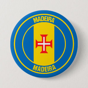 Badge Rond 7,6 Cm Emblème rond de Madère