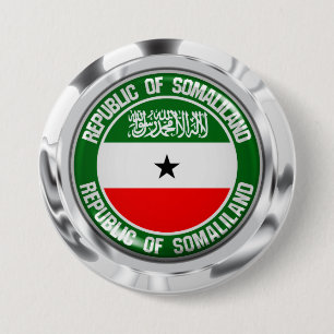 Badge Rond 7,6 Cm Emblème rond de Somaliland