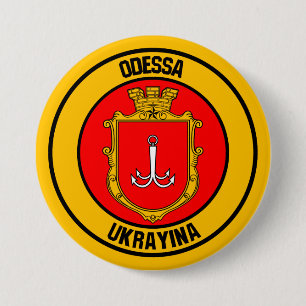 Badge Rond 7,6 Cm Emblème rond d'Odessa