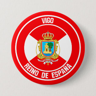 Badge Rond 7,6 Cm Emblème rond Vigo