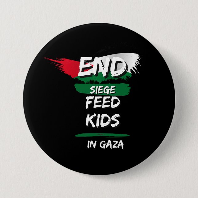 BADGE ROND 7,6 CM END SIEGE (Devant)