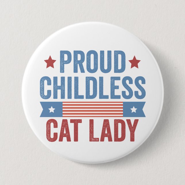 Badge Rond 7,6 Cm Enfant Chat Lady 2024 (Devant)