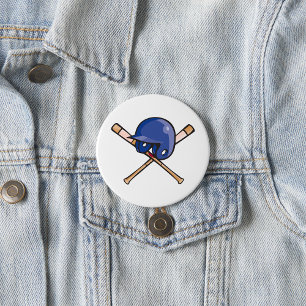 Badge Rond 7,6 Cm Engin de baseball