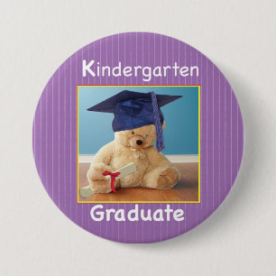 Badge Rond 7,6 Cm Enseignement à la maternelle L'ours en peluche su