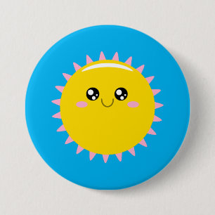 Badge Rond 7,6 Cm Ensoleillement