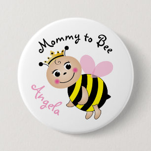 Badge Rond 7,6 Cm Épingle du bouton de la Baby shower de la mère 