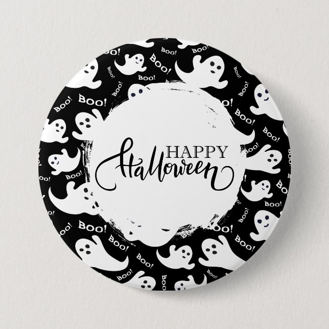 Badge Rond 7,6 Cm Épinglette de bouton Halloween (Devant)