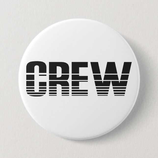 Badge Rond 7,6 Cm Équipage (Devant)