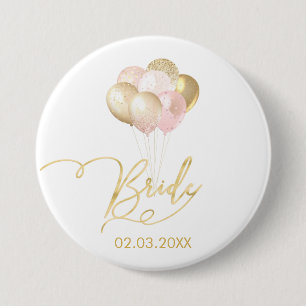 BADGE ROND 7,6 CM ÉQUIPE DE BALLON DE BALLON À AIR DE BRIDE