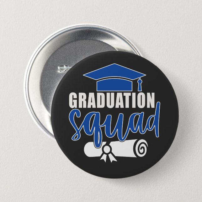 Badge Rond 7,6 Cm Équipe des diplômés 2023 (Devant & derrière)
