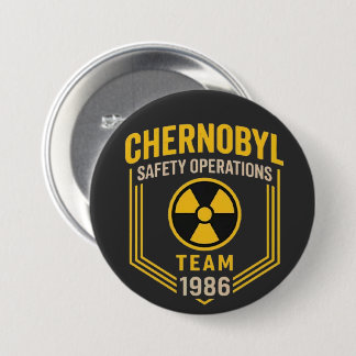 Badge Rond 7,6 Cm Équipe des opérations de sécurité de Tchernobyl 19