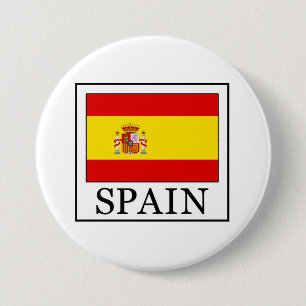 Badge Rond 7,6 Cm Espagne