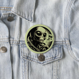 BADGE ROND 7,6 CM ET WWJD
