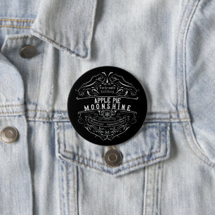 Badge Rond 7,6 Cm Étiquette de Moonshine des Appalaches