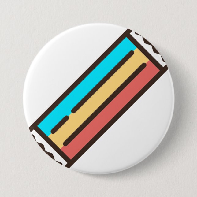 Badge Rond 7,6 Cm étouffant (Devant)