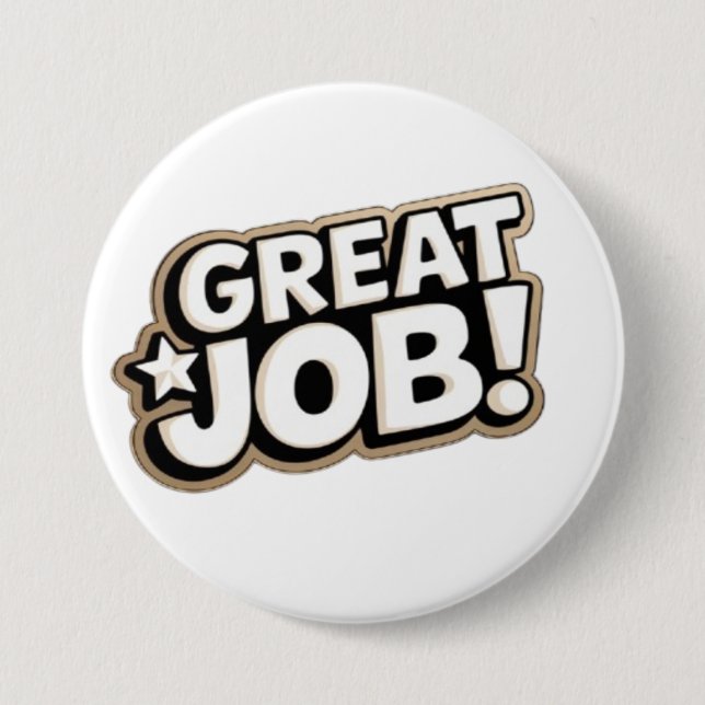 Badge Rond 7,6 Cm excellent travail (Devant)