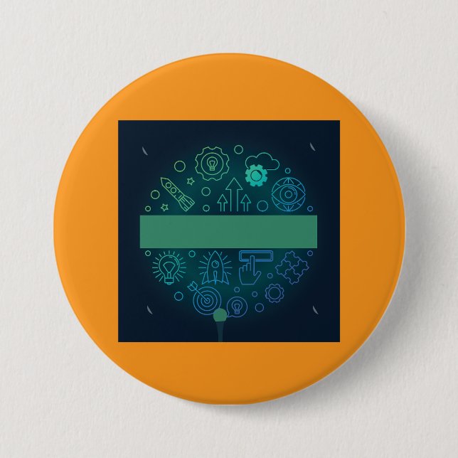 Badge Rond 7,6 Cm Explorer plus de conception graphique (Devant)