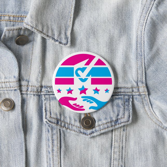 Badge Rond 7,6 Cm Exprimez votre avis (En situation)