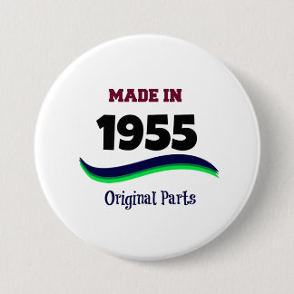 Badge Rond 7,6 Cm Fabriqué en 1955, Pièces originales