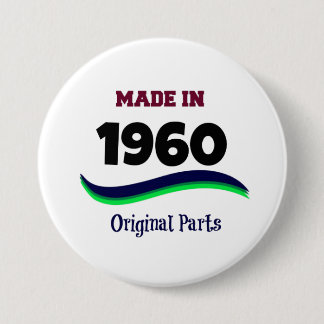 Badge Rond 7,6 Cm Fabriqué en 1960, Pièces originales