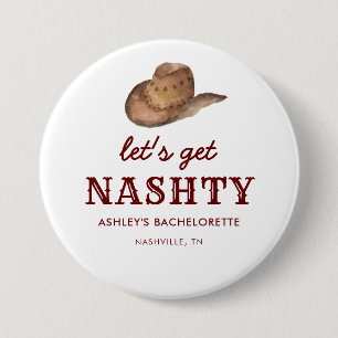 Badge Rond 7,6 Cm Faisons du Bruit Soirée de Bachelorette à Nashvill