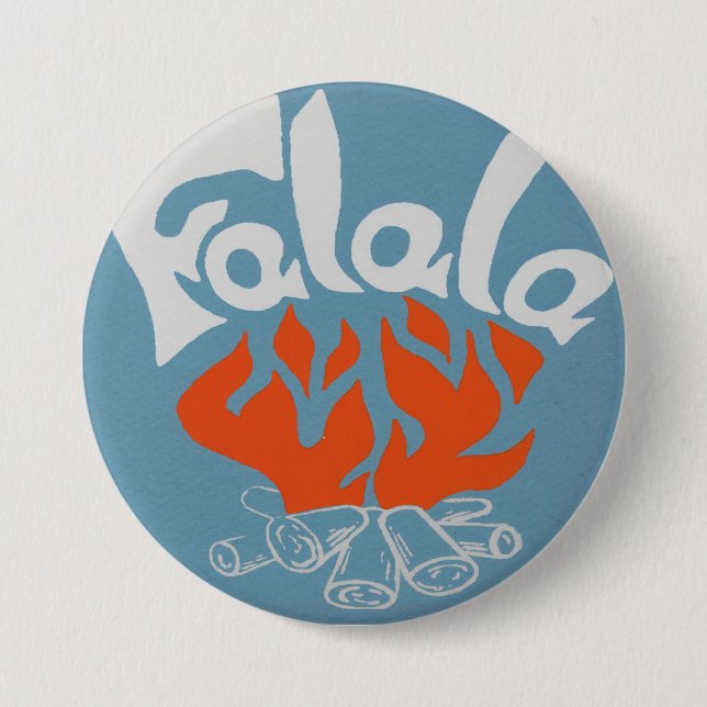 Badge Rond 7,6 Cm FaLaLa (Devant)