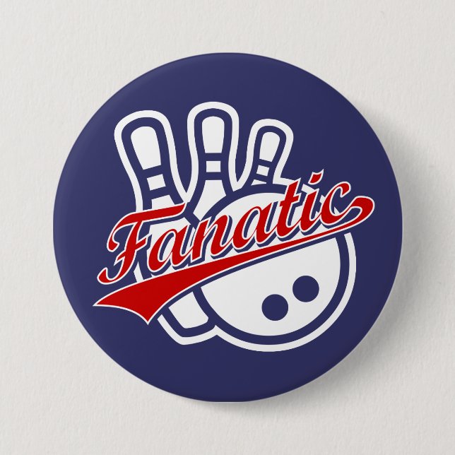 Badge Rond 7,6 Cm Fanatique de roulement (Devant)
