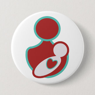 Badge Rond 7,6 Cm Favorisez le travail et accouchement sûr