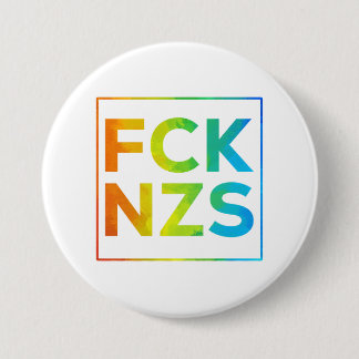 Badge Rond 7,6 Cm Fck NZS mit Rahmen